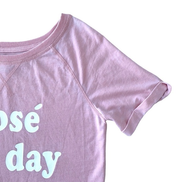 Grayson Threads Pink Blush Rose The Day Away Graphic T-Shirt Size Extra Small - Picture 6 of 15